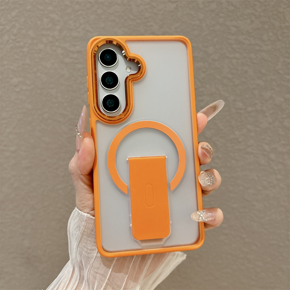 Magnetic Charging Stand - Luksusowe Matowe Etui z Magnetycznym Stojakiem