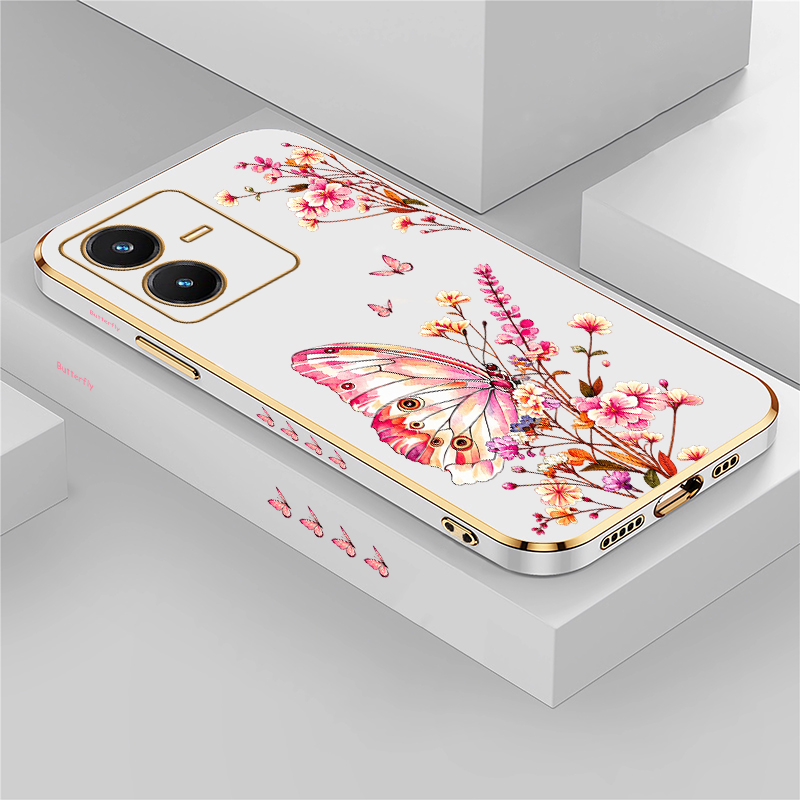 Vivo V40 - Etui z motywem motyla do Vivo