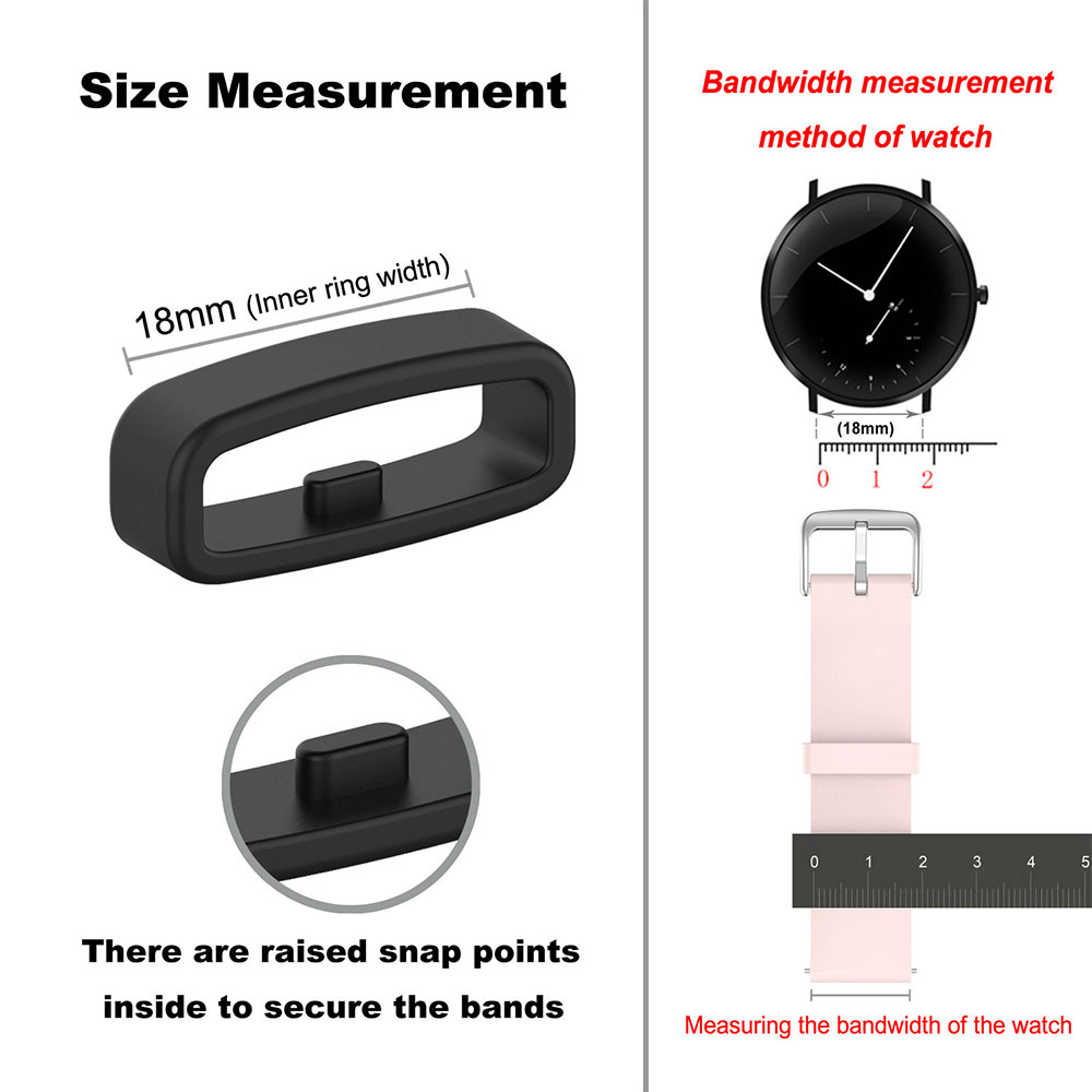 18 20 22mm Gumowy pierścień do – Silicone Band Replacement recenzja i cena