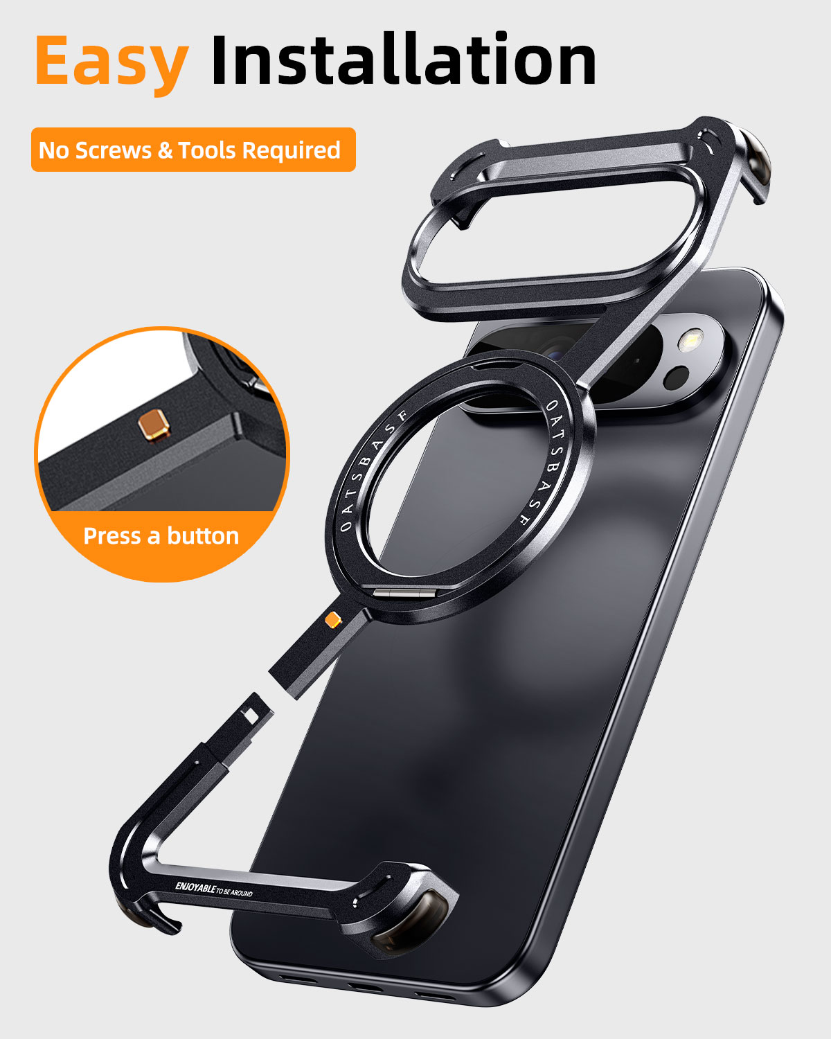Oatsbasf Metalowe etui na tele – Magnetic Charging Stand recenzja i cena