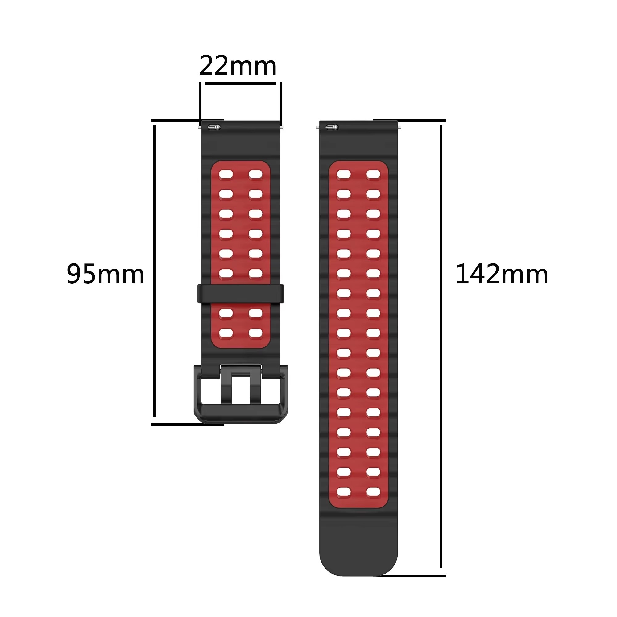 Dwukolorowy silikonowy pasek s – Motorola Smartwatch Accessories recenzja i cena