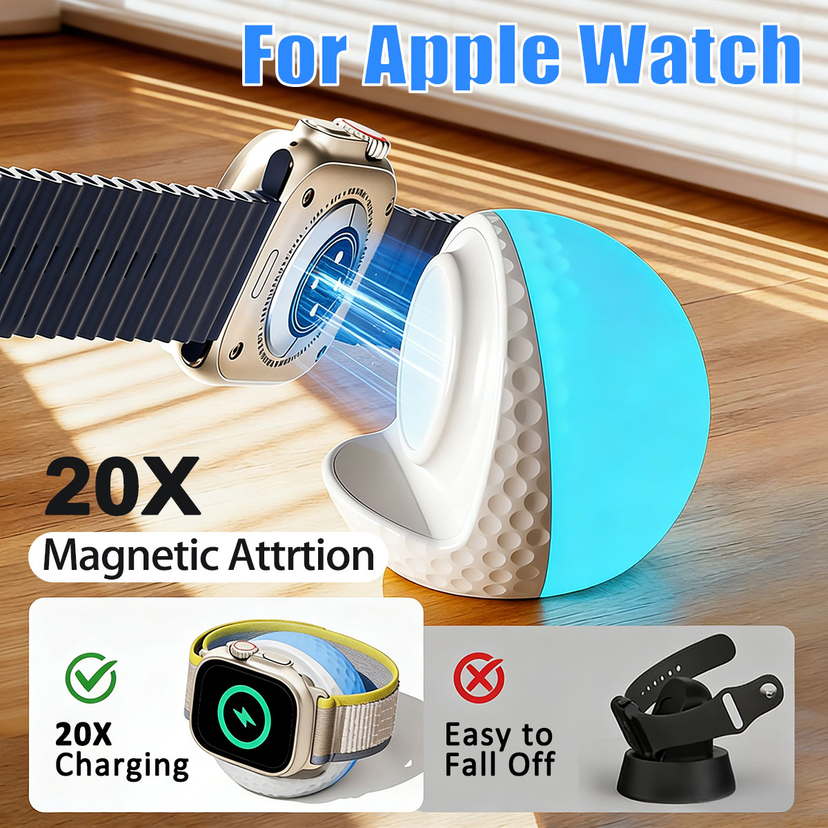 Przenośna ładowarka bezprzewod – Watch Charging Dock recenzja i cena