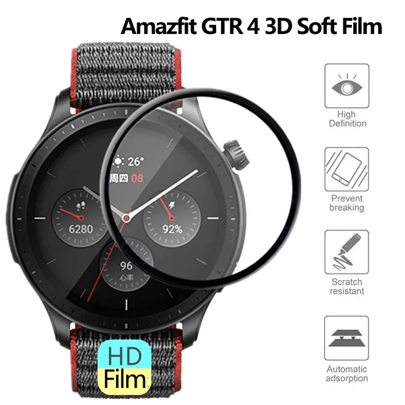 Dla Amazfit GTR 4 osłona ekran – Garmin Smartwatch Accessories recenzja i cena